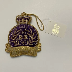 Royal Collection Trust Beaded Ornament Queen Elizabeth Platinum Jubilee Crown - Picture 1 of 4