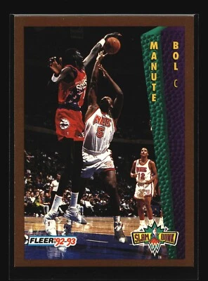 1992-93 Fleer #285 Manute Bol SD (NM)(BSK) - Image 1 of 2