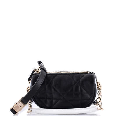 Christian Dior Vibe Hobo Cannage Quilt Lambskin Mini - Image 1 of 4