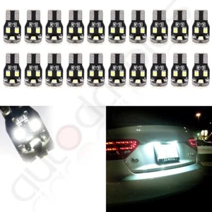 20x White T10 168 194 13-SMD LED Bulb License Plate Instrument Cluster Light - Picture 1 of 10
