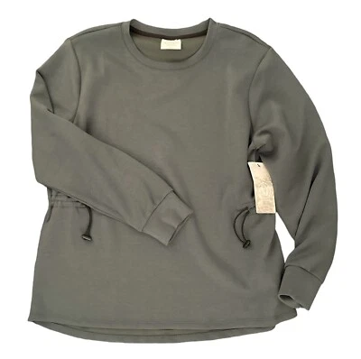 Nueva Camisa Para Mujer Grande SAGE COLLECTIVE Urbana Chic Verde Top Lados Ajustados Foto 1 de 2