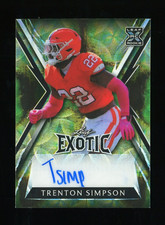 2023 Leaf Exotic Kaleidoscope Chameleon Trenton Simpson Auto RC 5/5 RAVENS