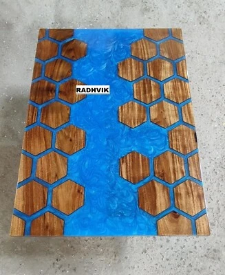Epoxy Resin Table, Resin River Table, Epoxy Table, River Table, Wood Resin Table - Image 1 of 4
