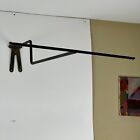 Set of 3 Protruded Vintage Industrial Wall Mounted Metal Clothing Hanger