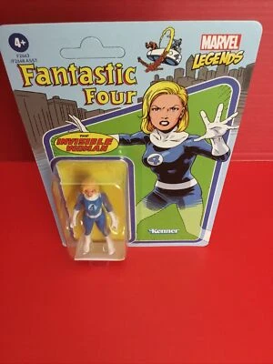 Figura de acción retro mujer invisible de Marvel Legends 3,75" TARJETA SIN PERFORAR COMO NUEVA Foto 1 de 4