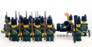 British 95th Rifles Infantry Battalion Soldiers made with real LEGO® Minifigure - Picture 1 of 9