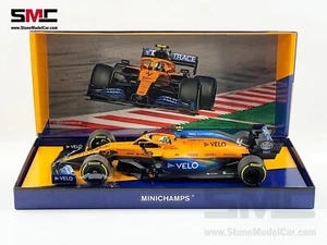 McLaren F1 MCL35 Lando Norris Austrian 3rd 2020 1st Podium Gift Box with Decal - Picture 1 of 12