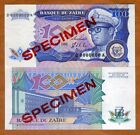 Specimen, Zaire, 100 Zaires, 1988, P-33S Unc Mobutu