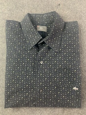 Lacoste Mens 100% Cotton Long Sleeve Button Up Shirt Size 42 Multicolor - Image 1 of 4