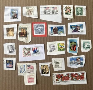 25 U.S. stamps LOT - 1980's - 2020s - Old & New Unsearched Postage A - Picture 1 of 5