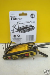 STANLEY FATMAX 8PCE LOCKING HEXAGON ALLEN KEY SET 1.5MM TO 8MM 0 97 552 - Picture 1 of 1