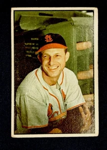 Bowman Color 1953 - Stan Musial #32 Cardenales de San Luis Salón de la fama en muy buena condición-excelente - Imagen 1 de 2