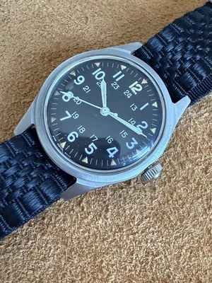 Benrus MIL-W-3818B DTU-2A/P Era Vietnam Raro Luminoso Esfera 12 Octubre 1964 Foto 1 de 4