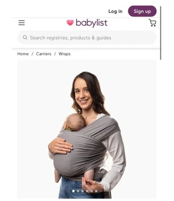 Детская переноска Boba - бывшая в употреблении - отличное состояние товара! - Изображение 1 из 2