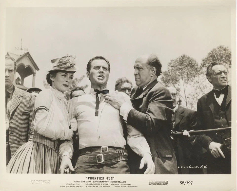 "FRONTIER GUN"-ORIGINAL PHOTO-WESTERN-JOHN AGAR-CAST - Image 1 of 1