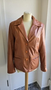 Damen Echt Leder Jacke Gr 40 - Bild 1 von 3