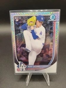 2025 Bowman Mega Mojo Refractor #12 Roki Sasaki RC Los Angeles Dodgers - Bild 1 von 3