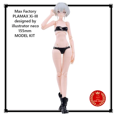 Max Factory PLAMAX Xi-III designed by illustrator neco 155mm MODEL KIT Japan New - Image 1 of 4