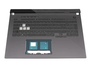 Clavier original Asus ROG Strix G17 G713QR avec top case FR (allemand) noir/w - Photo 1/4