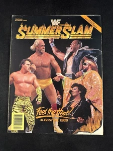 WWF WWE Magazine Program Summer Slam 1989 Hulk Hogan Macho Man Zeus Sleeve - Picture 1 of 8