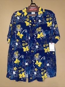 Champion Michigan Wolverine’s Hawaiihemd mit Knopfleiste Größe XL - Bild 1 von 4