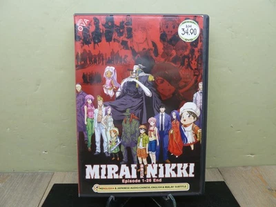 Mirai Nikki The Future Diary TV 1-26 End English & Japanese Audio Anime - Image 1 of 4