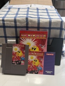 Ms. Pac-Man (Nintendo Entertainment System, NES) CIB Complete Namco