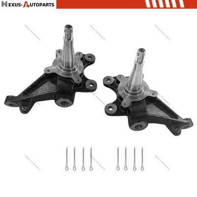 For 1984 1985-95 Toyota Pickup 2WD 2.4L 3.0L 2" Front Drop Spindles 2pcs New - Imagem 1 de 4