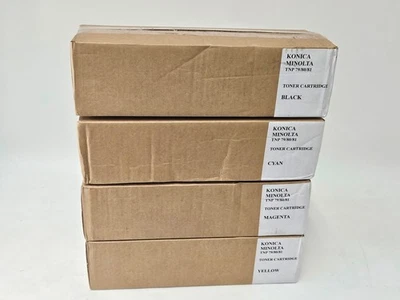 Konica  Bizhub C3300i C3320i C3350i C4000i C4050i CMYK toner TNP79/80/81 - Image 1 of 3