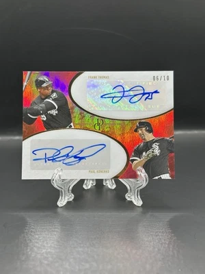 Frank Thomas Paul Konerko 2025 Topps Dynamic Duals Dual Red Auto /10 #13C HOF - Image 1 of 4