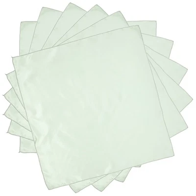  6 tovaglioli da pranzo riutilizzabili tovaglioli in raso tovaglioli per - Immagine 1 di 4