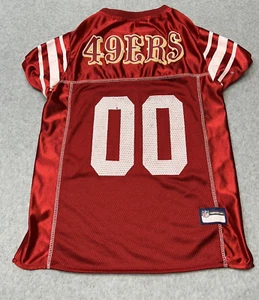 NFL San Francisco 49ers Pet Jersey Red Mesh 90’s 80’s - Picture 1 of 11