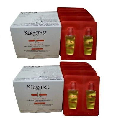 НАБОР ИЗ 2 - Kerastase питательный протокол иммунит Secheresse Soin No 3 - 20 X 2 мл - Изображение 1 из 4