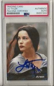 LIV TYLER AUTOGRAPH LORD OF THE RINGS ARWEN AUTO CARD Topps PSA DNA - Picture 1 of 1