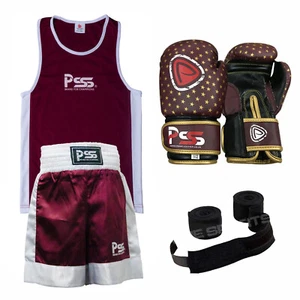 Guantes de Boxeo para Niños Uniforme Envoltura de Mano para Entrenamiento de Sparring, Kickboxing, Juego de Lucha - Imagen 1 de 11
