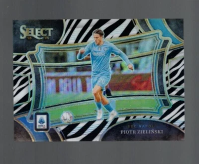 Piotr Zielinski 2023-24 Panini Select Serie A Field Level Zebra Prizm #d 14/20 - Image 1 of 2