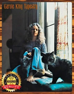 Carole King - Tapiz - Letrero de metal 11 x 14 - Imagen 1 de 5