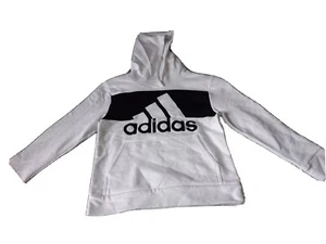 Adidas Size 8 Boy Hoodie White Color Ñew Whith Defect  - Picture 1 of 11