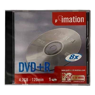 imation Rohling DVD+R Rohling 4,7GB 120min 1 Stück NEU & OVP - Bild 1 von 2