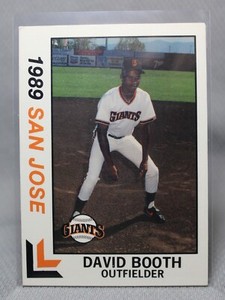 1989 Best Cards Baseball #10 David Booth San Jose Giants MLB Trading Card
