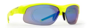 DEMON FUSION neon yellow inkl.Wechselgläser verglasbare optische Sport-Radbrille - Picture 1 of 3