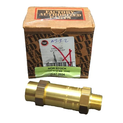 Carrier Pressure Relief Valve: 3/4" Female x Male, 220 PSI, Gas / Vapor, OEM FAP - Image 1 of 4