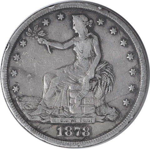 1878-S Trade Silver Dollar F Uncertified #236 Cover
