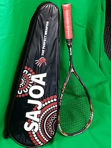 Squash Racket New Brand SAJOA Australia coming soon The Perfect Weapon Samples - Picture 1 of 7