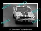 OLD POSTCARD SIZE PHOTO OF 1965 FORD MUSTANG SHELBY GT 350 LAUNCH PRESS PHOTO 1