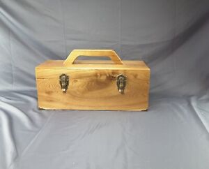 Toolbox Wood Carvers Wooden Utility Toolbox with Supplies