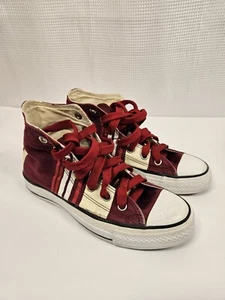 RARO Retro Rayas Converse All Star Camisetas Altas TALLA 5 HOMBRES 7 MUJERES - Imagen 1 de 5