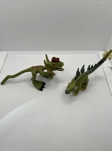 Lot Of 2 Bendy Biters Jurassic World Park Bendable Figure - Picture 1 of 9