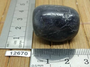 IOLITE (CORDIERITE) pierre roulée naturelle import des USA - lithotherapie reiki - Imagen 1 de 3