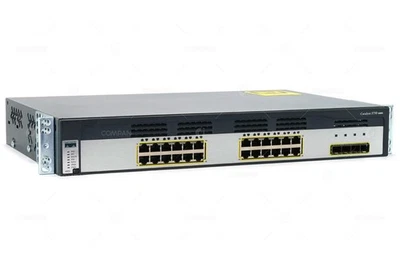 Cisco Catalyst WS-C3750G-24TS-S 24x RJ-45 1Gb 4x SFP 1Gb Ethernet Switch - Immagine 1 di 4